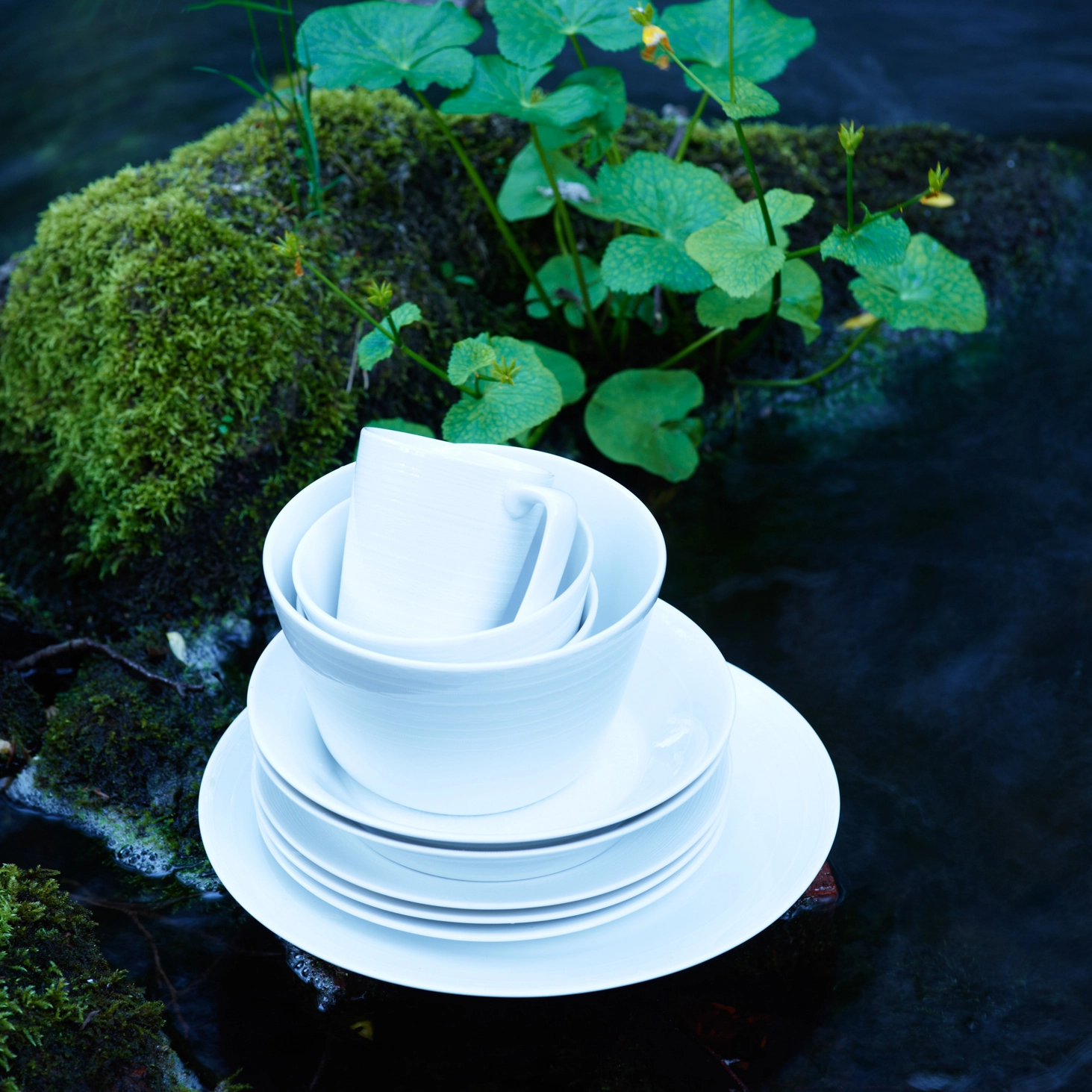 Wik & Walsøe Whitewood Dyp Tallerken 4 Wik & Walsøe Whitewood Dyp Tallerken - Bilde 2