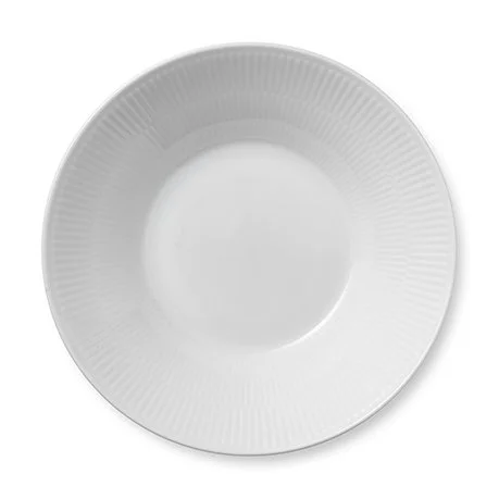 Royal Copenhagen White Fluted Dyp Tallerken 2 4 Royal Copenhagen White Fluted Dyp Tallerken 2 - Bilde 2