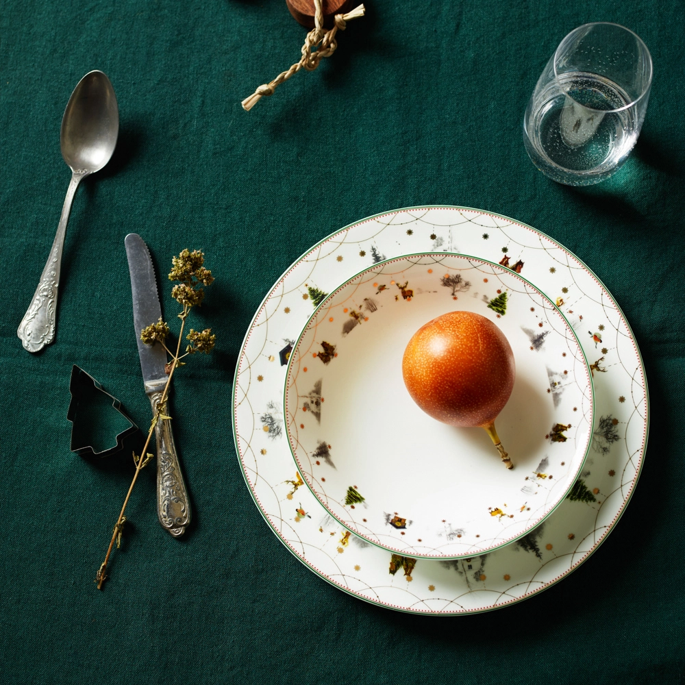 Wik & Walsøe Julemorgen Dyp Tallerken 4 Wik & Walsøe Julemorgen Dyp Tallerken - Bilde 2