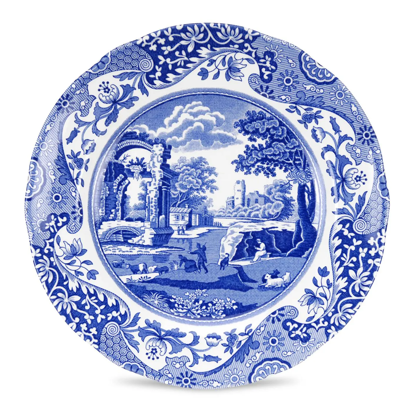 Spode Blue Italian Tallerken 3 Spode Blue Italian Tallerken