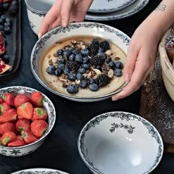 Rörstrand Ostindia Svart Dyp Tallerken -Servise Butikk 38009 01 03 65f1e6e284