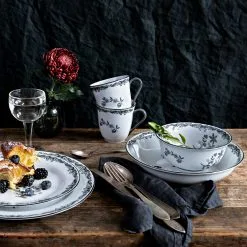 Rörstrand Ostindia Svart Dyp Tallerken -Servise Butikk 38009 01 05 a74916be72