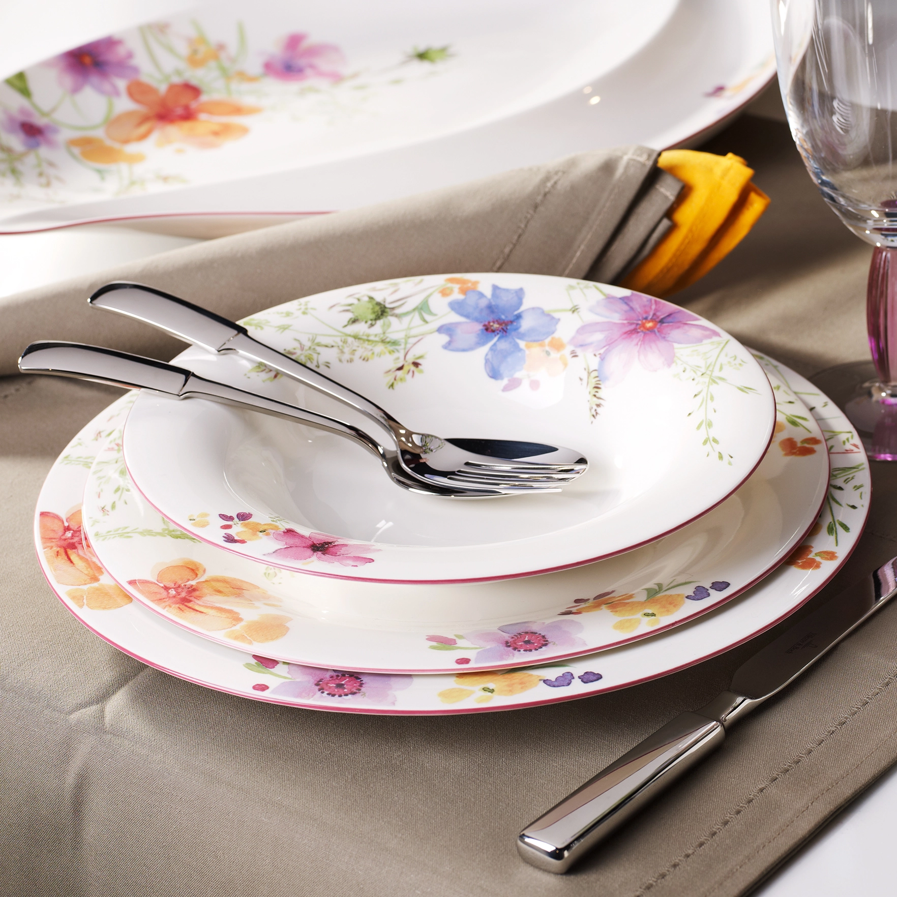Villeroy & Boch Mariefleur Middagstallerken 4 Villeroy & Boch Mariefleur Middagstallerken - Bilde 2