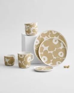 Marimekko Unikko Tallerken Beige-hvit 6 Marimekko Unikko Tallerken Beige-hvit -Servise Butikk 42119 01 70 ProductImageCollection 9708ffe822
