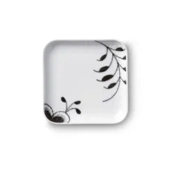 Royal Copenhagen Black Fluted Mega Kvadratisk Tallerken