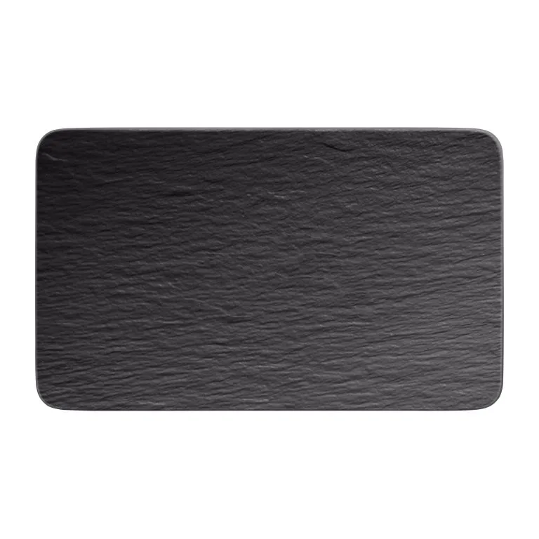 Villeroy & Boch Manufacture Rock Tallerken 17 X 28 Cm 3 Villeroy & Boch Manufacture Rock Tallerken 17 X 28 Cm