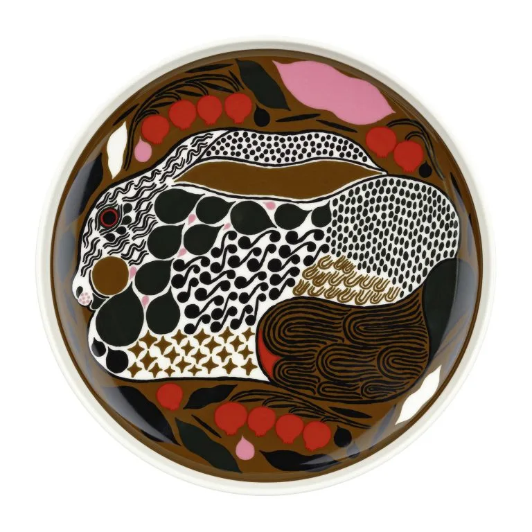 Marimekko Rusakko Asjett Ø 20 Cm 3 Marimekko Rusakko Asjett Ø 20 Cm