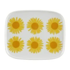 Marimekko Auringonkukka Tallerken 12 X 15 Cm