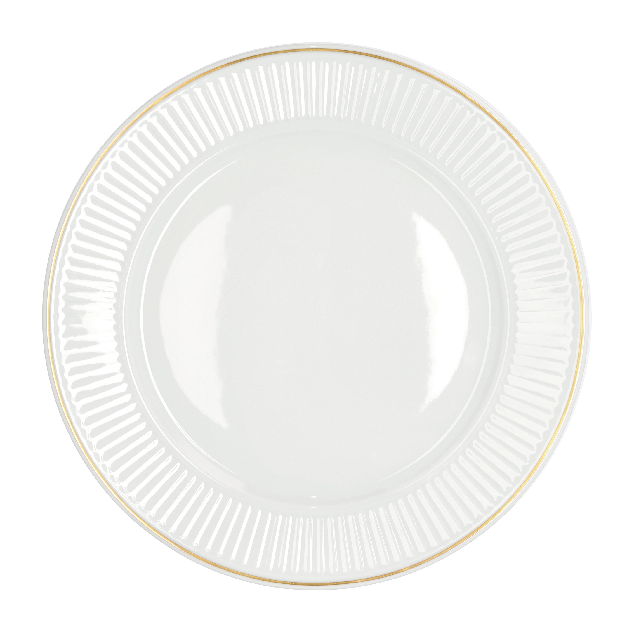 Pillivuyt Plissé Dyp Tallerken Med Gullkant Ø 22 Cm 4 Pillivuyt Plissé Dyp Tallerken Med Gullkant Ø 22 Cm - Bilde 2