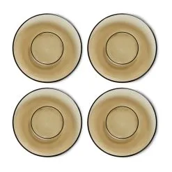 HK Living 70's Glassware Kaffefat Ø 10,6 Cm 4-pakning