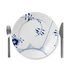 Royal Copenhagen Blue Fluted Mega Tallerken 2 -Servise Butikk p 24788 03 02 efc2e14988