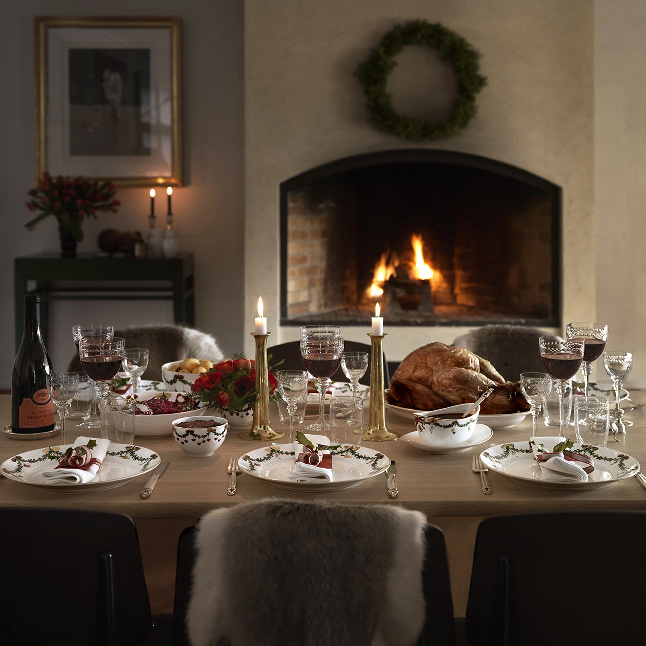 Royal Copenhagen Star Fluted Tallerken Jul 5 Royal Copenhagen Star Fluted Tallerken Jul - Bilde 3